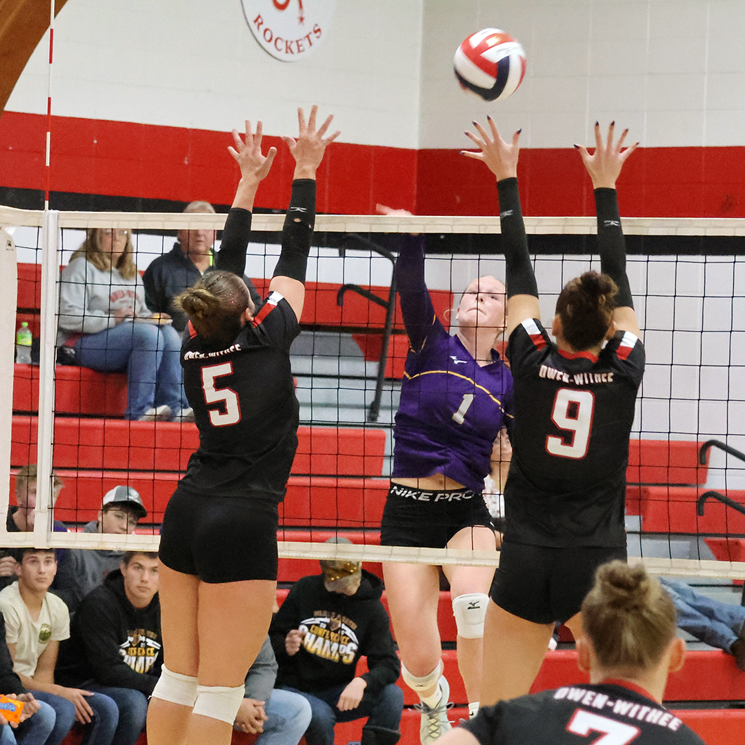 O-W wins two close sets, goes on to sweep Gilman