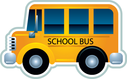 When the lights flash on the bus, be cautious