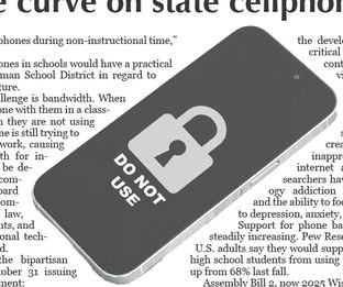 Area schools ahead of the curve on state cellphone ban Area schools ahead of the curve on state cellphone ban