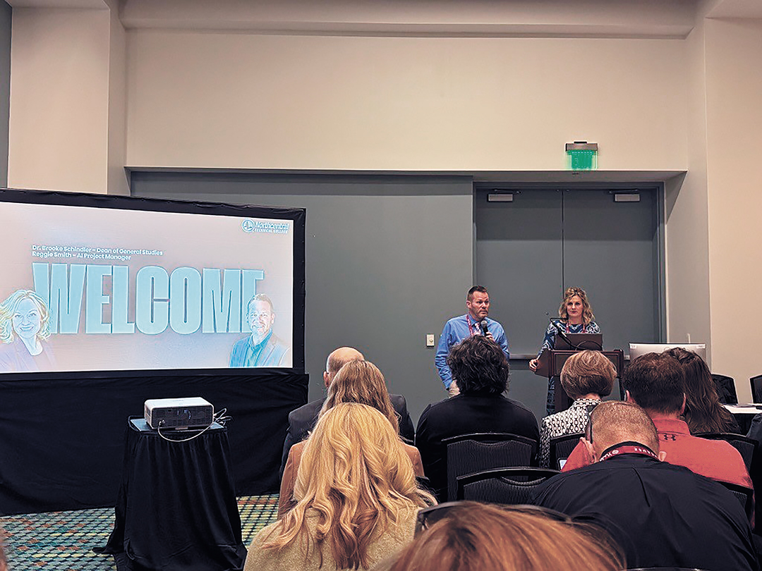 Northcentral Technical College presents on AI integration in higher education at National Conference, EDUCAUSE