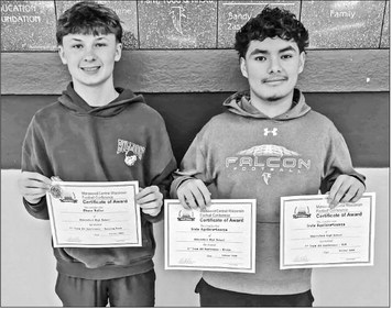 The Abbotsford Falcons football team was well represented on the Marawood/CWC-Small all-conference team following their 2025 season