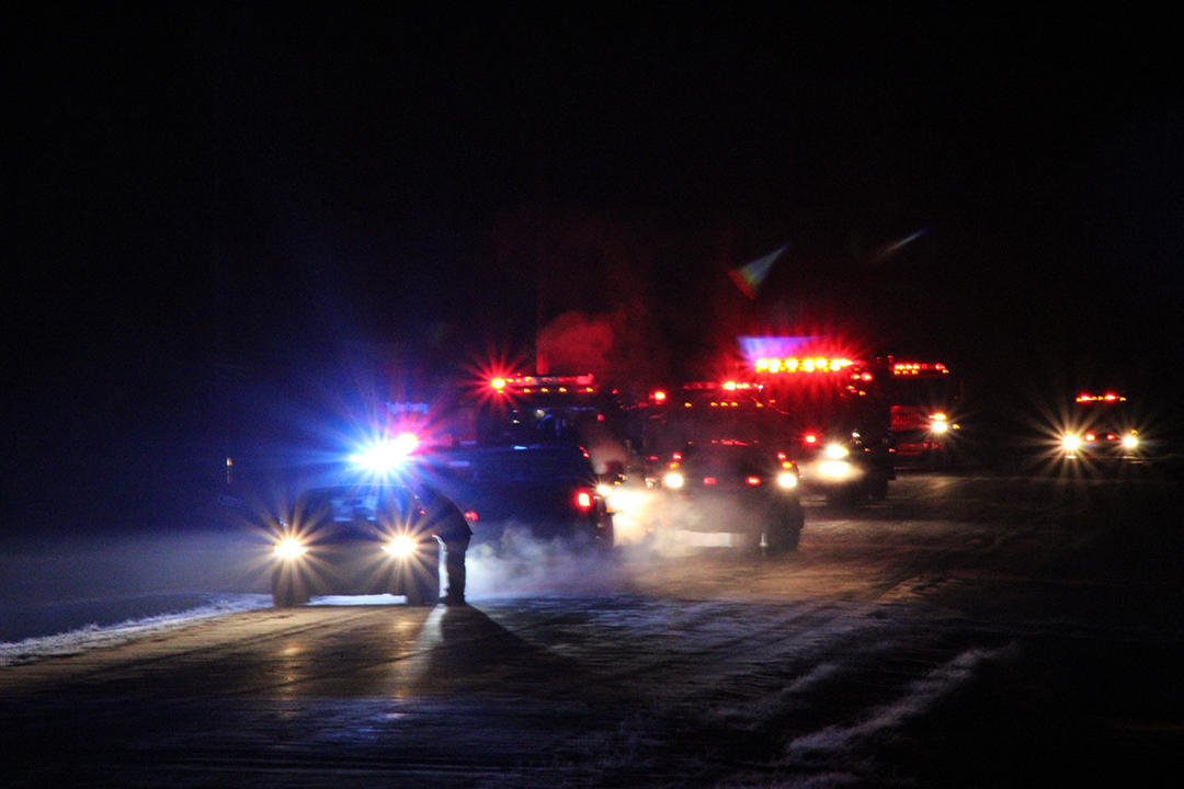 Community rallies in support of family impacted by fire