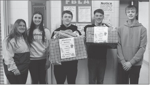 Loyal FBLA students host clothing drive