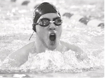 Seniors swim to 3 event wins