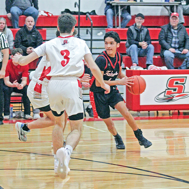 Falcons bounced by Spencer in 120-98 barn burner