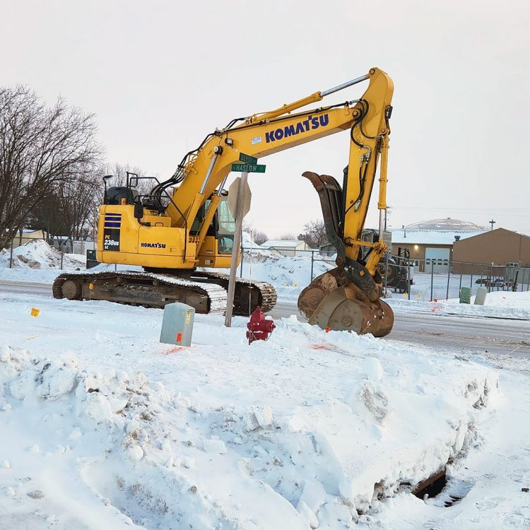 Village of Spencer experiences water main break