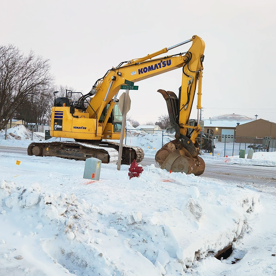 Village of Spencer experiences water main break