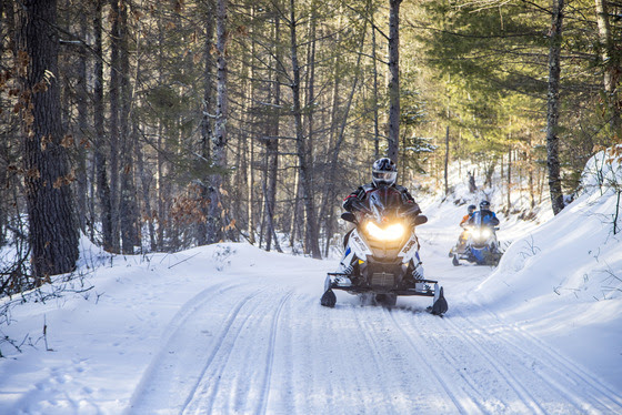 Snowmobile riders: stay on marked trails, off closed trails