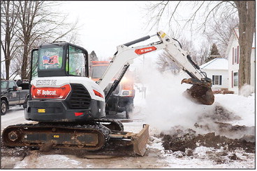 City of Loyal repairs 2 water line breaks