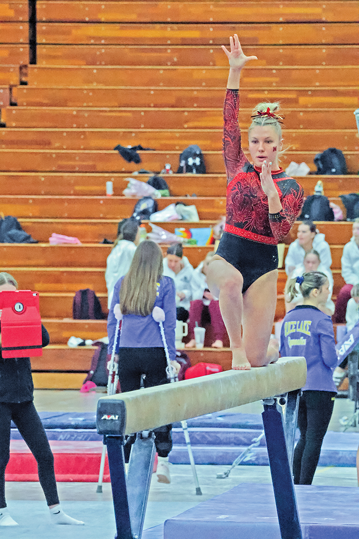 Co-op gymnasts place third at sectional meet