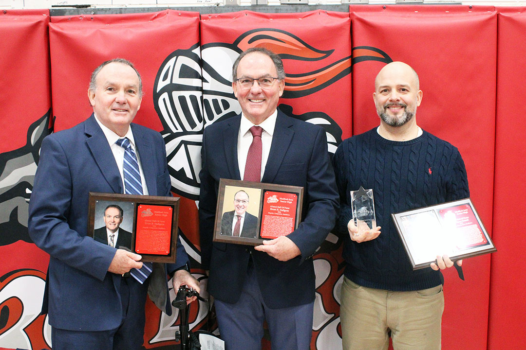 Three inducted into Hall of Fame