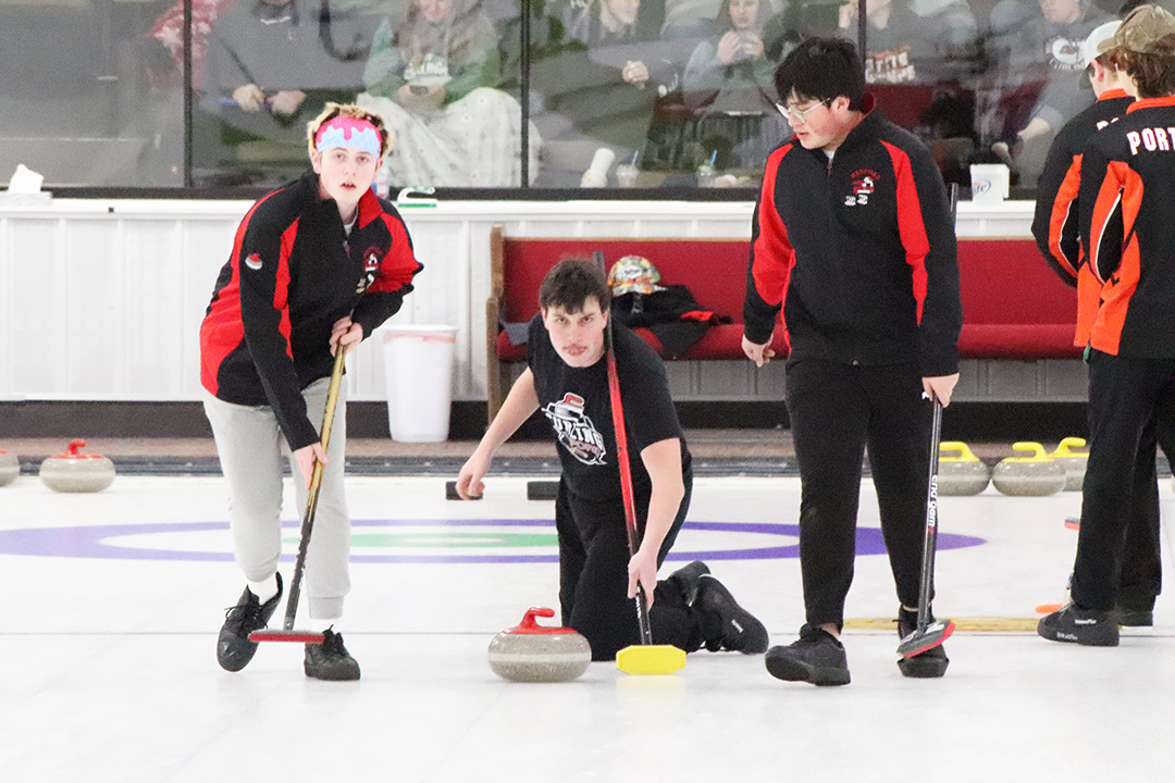 Boys get a win in challenging state weekend for Raider curlers