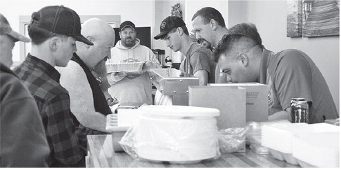 Firefighters, flapjacks and friends gather at Gilman