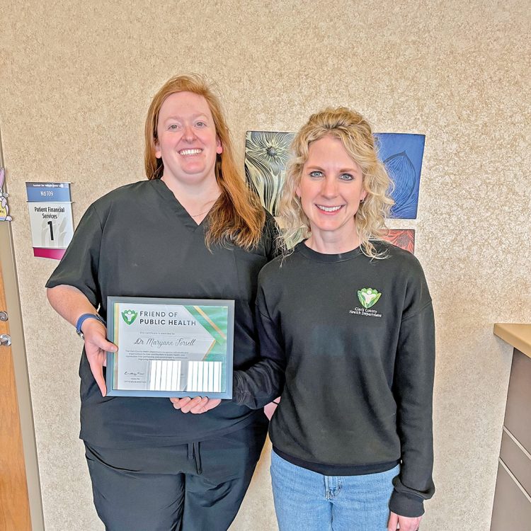 CC Health Department honors Friend of the Public Health award