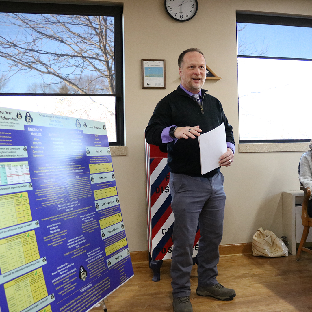 Gilman makes case for survival with referendum