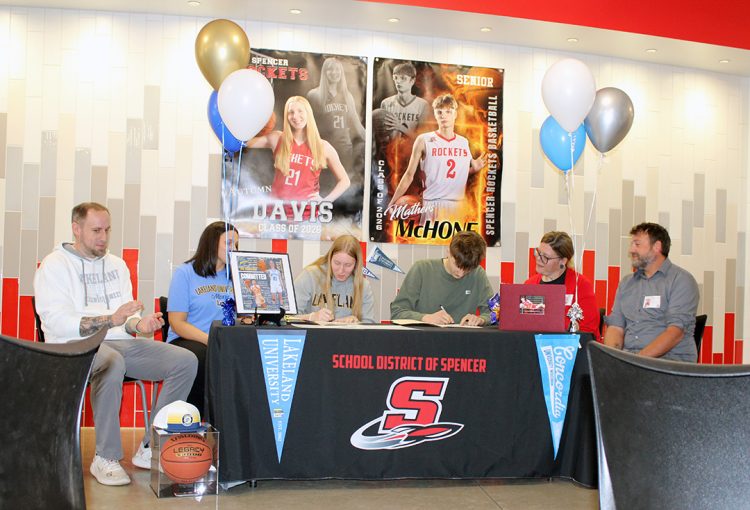 Spencer’s Davis and McHone make college basketball commitments