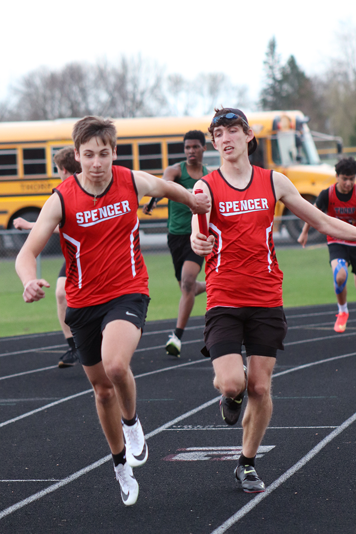 Area teams compete at Spencer home invitational April 23