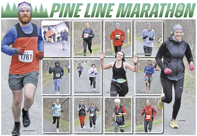 Cold wind, fast times at 2026 Pine Line Marathon