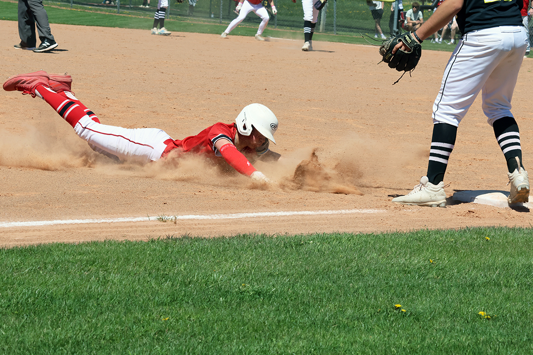 Busy stretch ends with two baseball road wins for Raiders