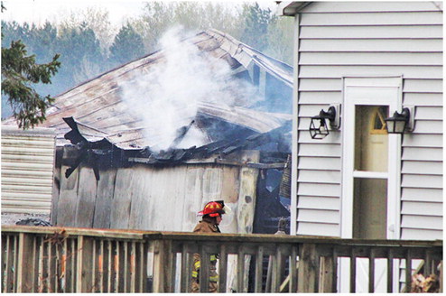 Mother’s Day fire destroys Jump River barn