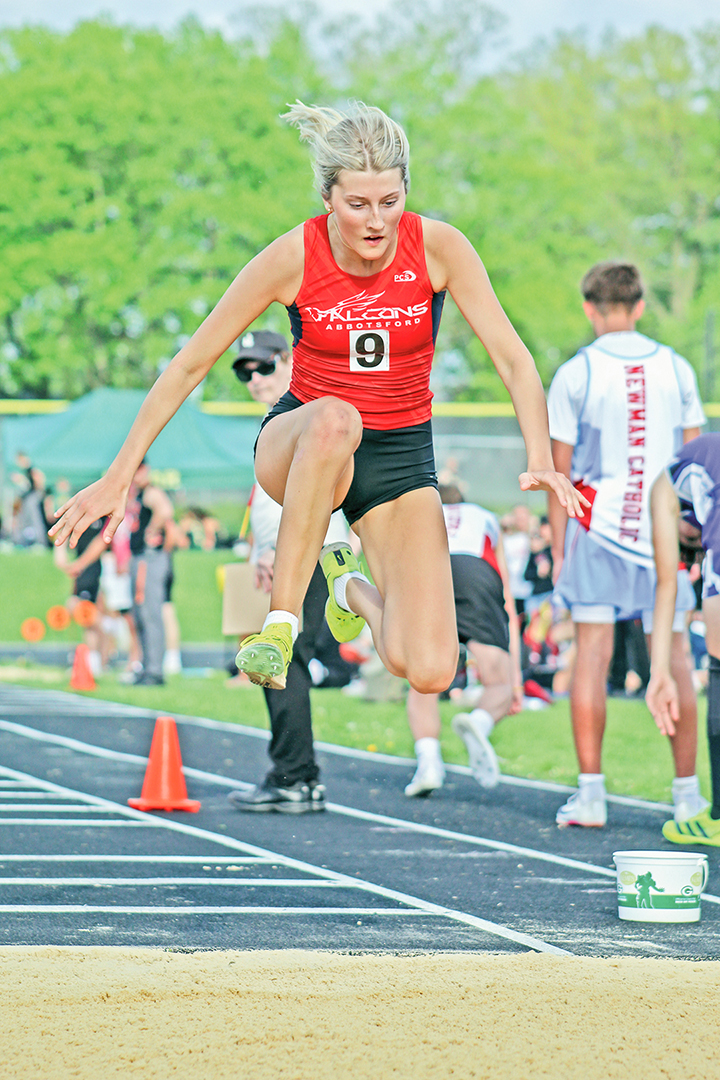 Abby track battles at Marawood meet
