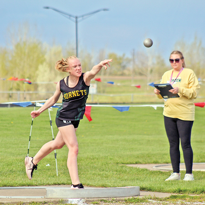 Hornets take fourth at home meet in Colby
