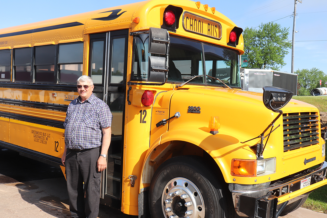 Jim Bolf marks 50 years as Greenwood bus driver