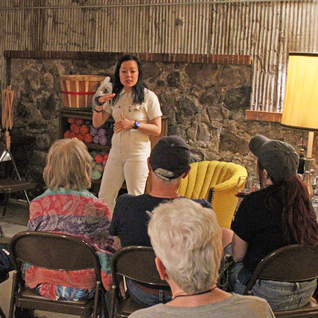 Movement moment, Gubernatorial candidate Francesca Hong brings call for change during recent visit to Taylor County