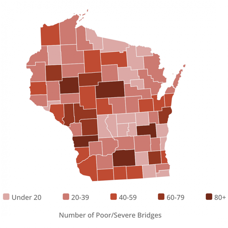 See where your nearby bridge’s condition rates