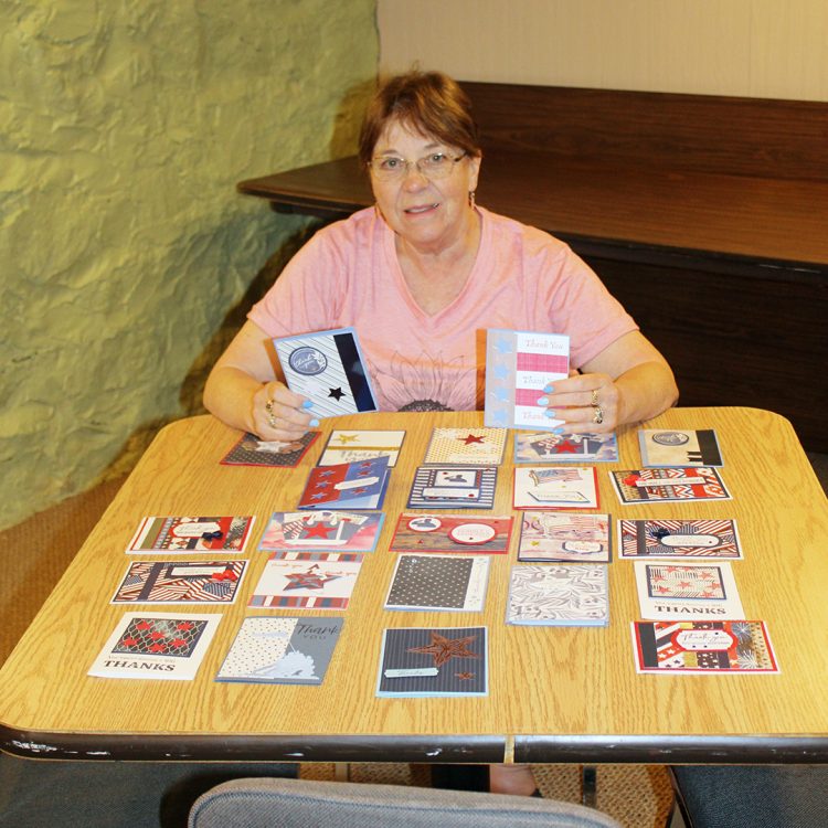 Local woman makes and collects cards for Honor Flight veterans