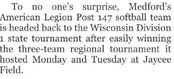 Medford clinches return trip to state next week