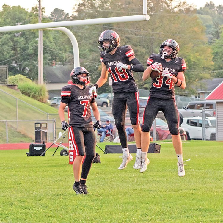 Marathon wins season opener