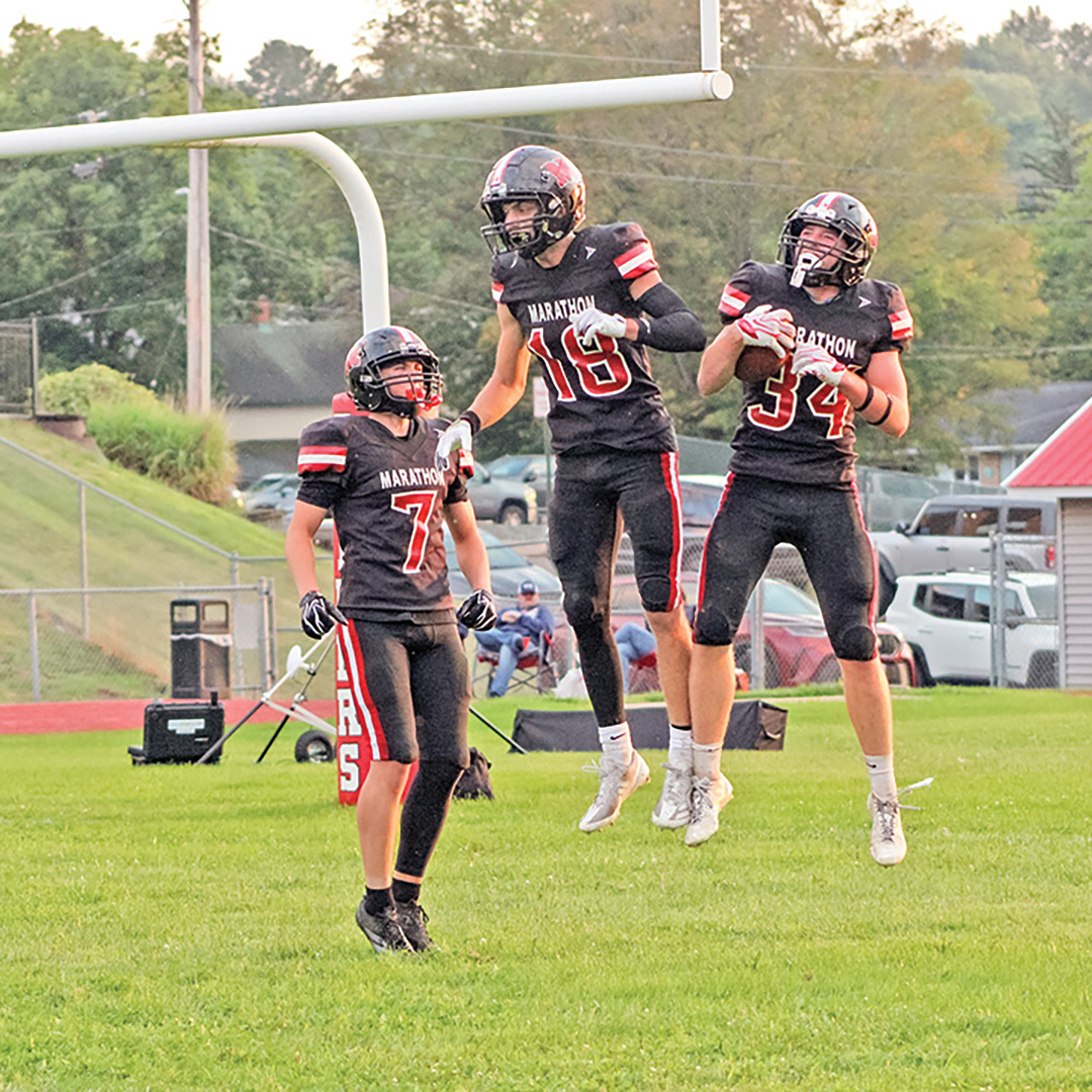 Marathon wins season opener