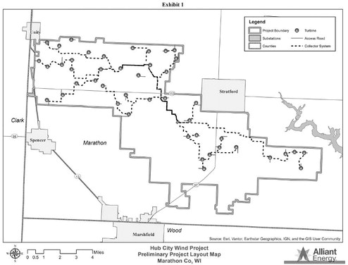 Marathon County Board to vote on JDA option for Hub City Wind