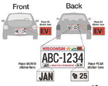 It’s important to display a license plate properly