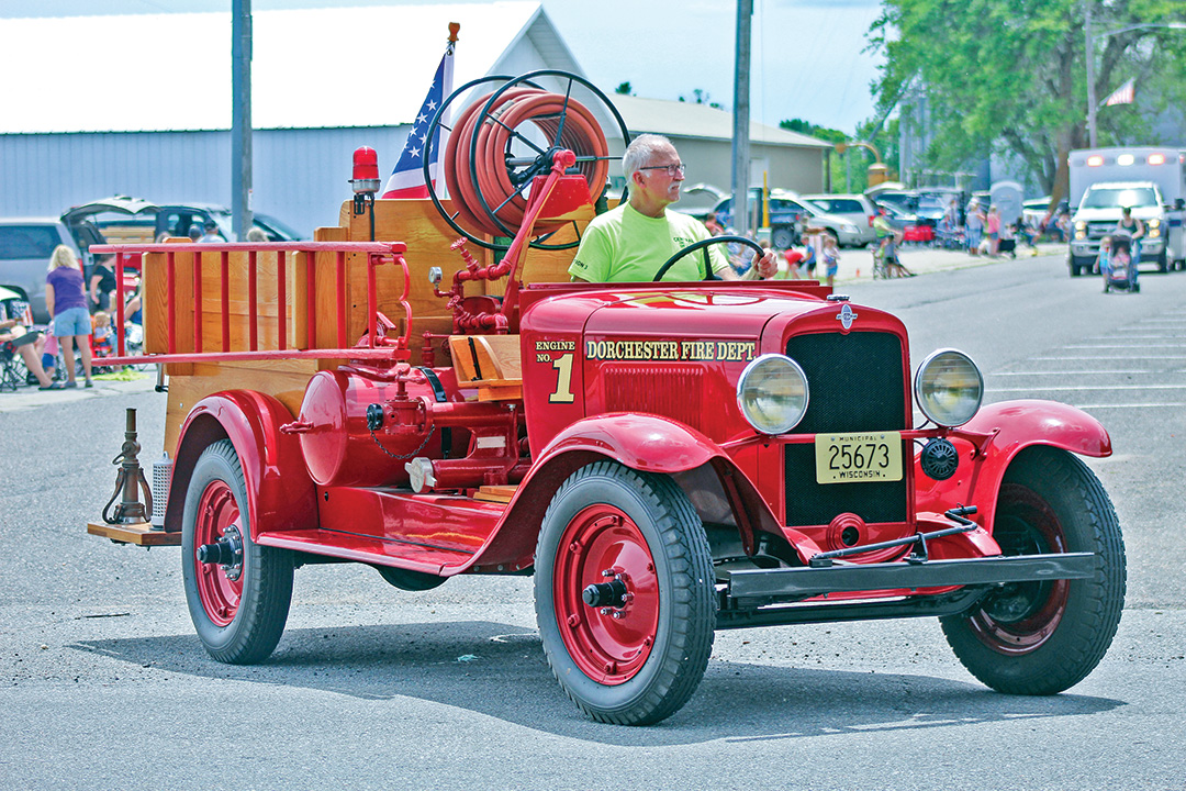 Vintage Dorchester Fire Engine