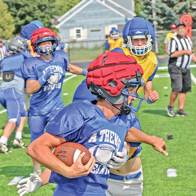 Athens football beats Niagara again