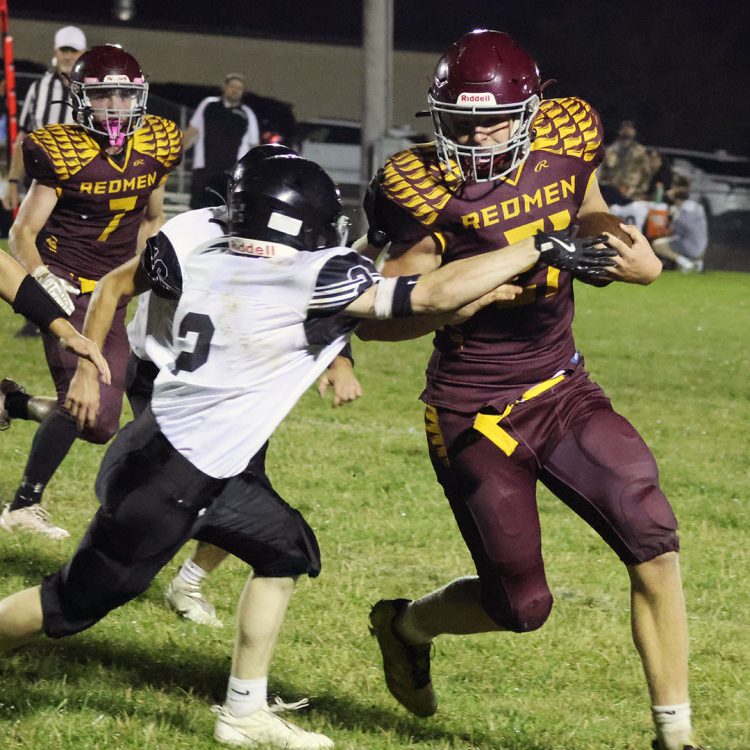 Rebels stop Redmen’s offense, get big plays in 44-6 win