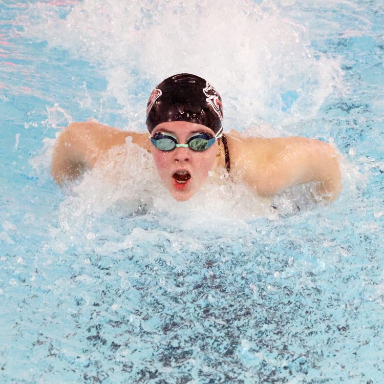 CONTINUING TO MAKE WAVES. Swimmers cut down Lumberjacks, Hatchets