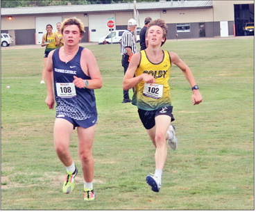 Colby cross country battles at Loyal