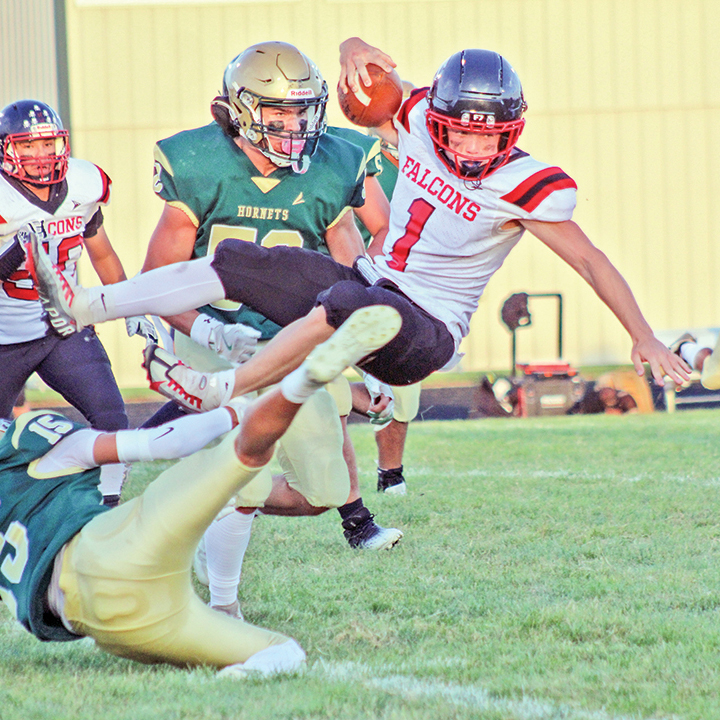 Colby bounces Falcons 33-13 in rivalry contest
