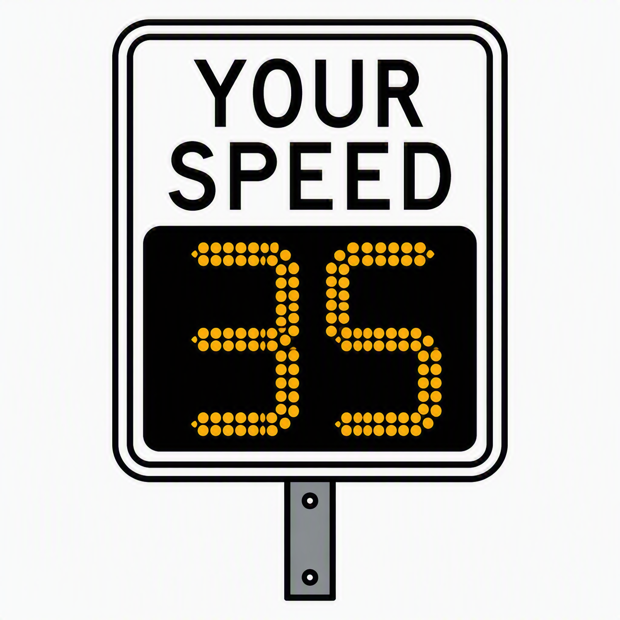 New speed radar sign on its way, all for free New speed radar sign on its way, all for free