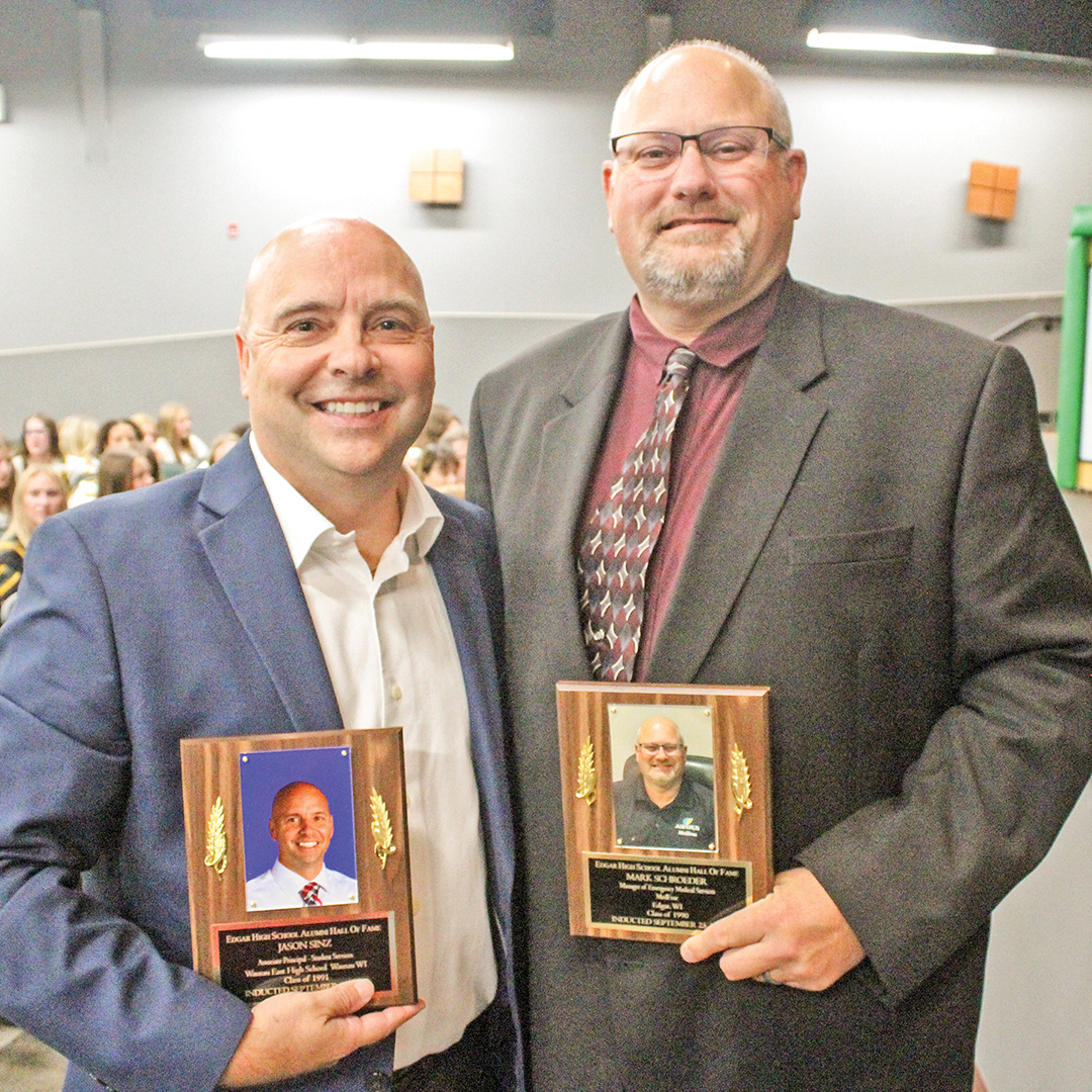 Two grads join Edgar Hall of Fame