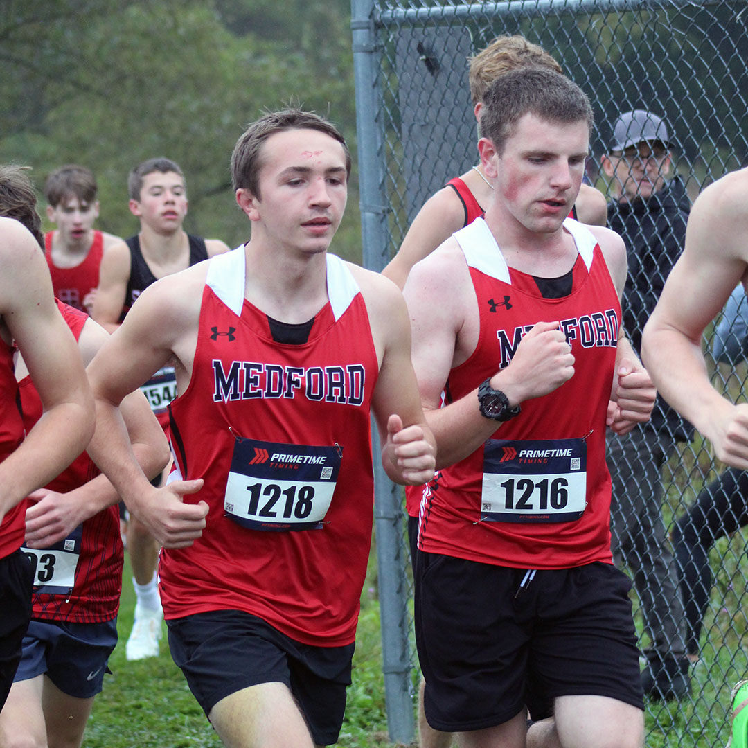 Hawks hold their own in D-2 races; Raiders post best times