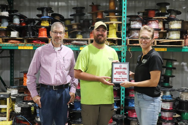 Dedicated to service: Anderson Electric named Spencer Business of the Year