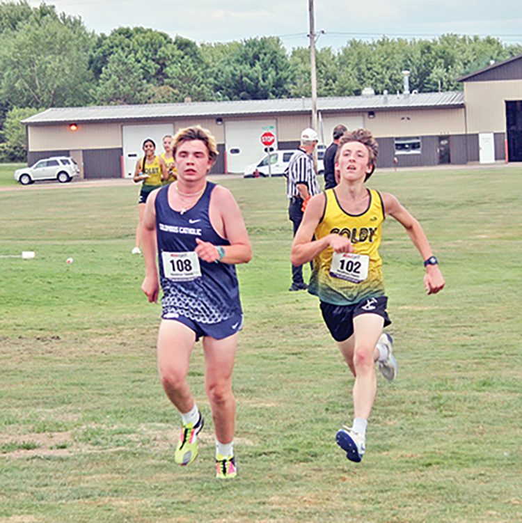Colby cross country battles at Loyal