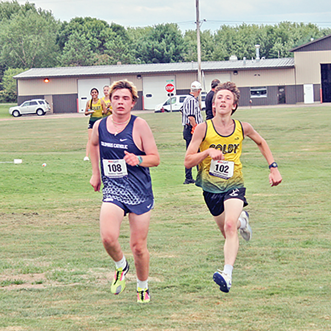 Colby cross country battles at Loyal