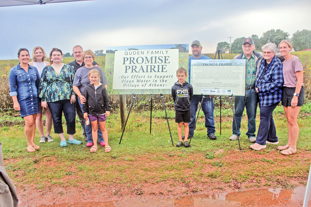 Guden Family Promise Prairie dedicated near Athens wells
