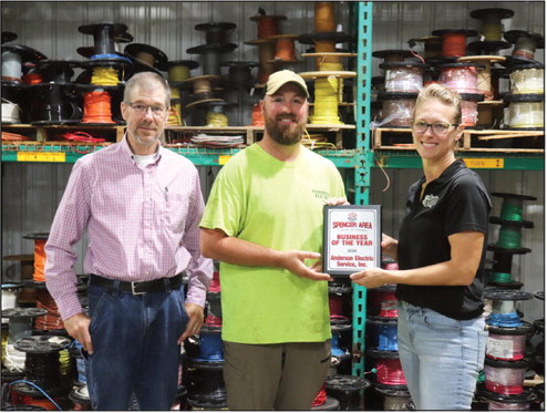 Dedicated to service: Anderson Electric named Spencer Business of the Year