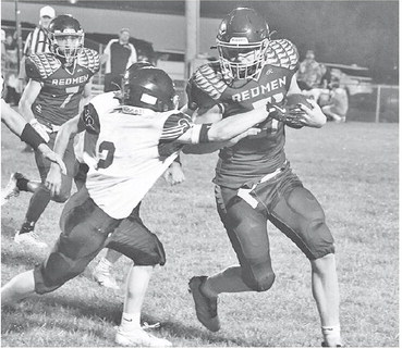 Rebels stop Redmen’s offense, get big plays in 44-6 win